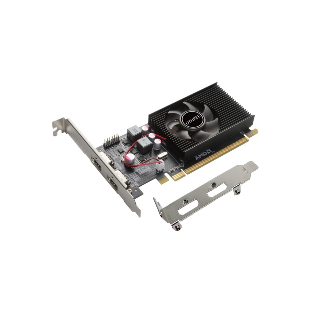 QTHREE Radeon HD 6570‎ Graphics Card,Dual HDMI,1GB,GDDR3,64-Bits